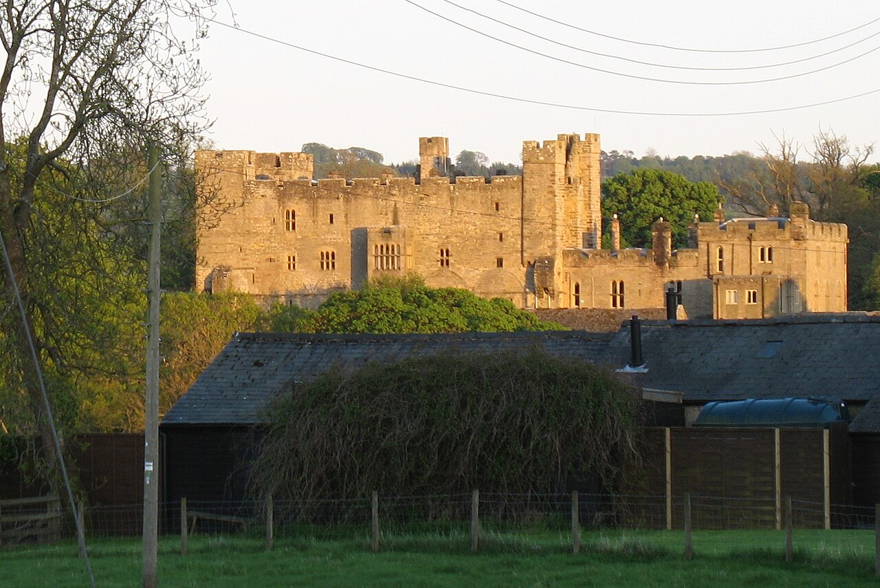 Evening light on Haughton Castle