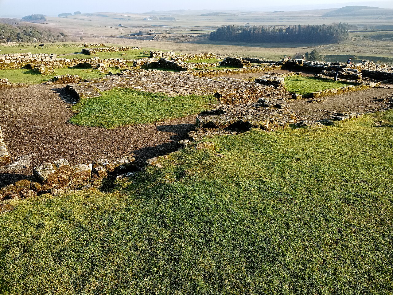 Hospital view of Housesteads Roman Fort