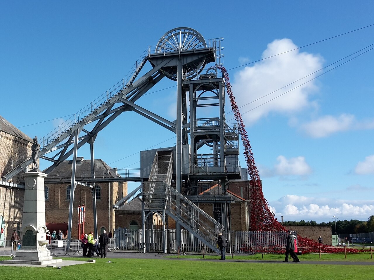 Poppies at Woodhorn Museum, Ashington